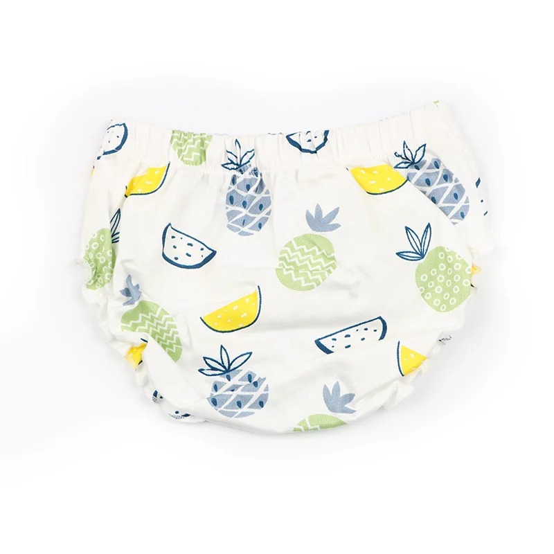 

Baby Bloomers Fruit Pineapple Printed Ruffle Cotton Diaper Cover Toddler Infant Shorts Baby Girls Boys Panties Fashion Clothes
