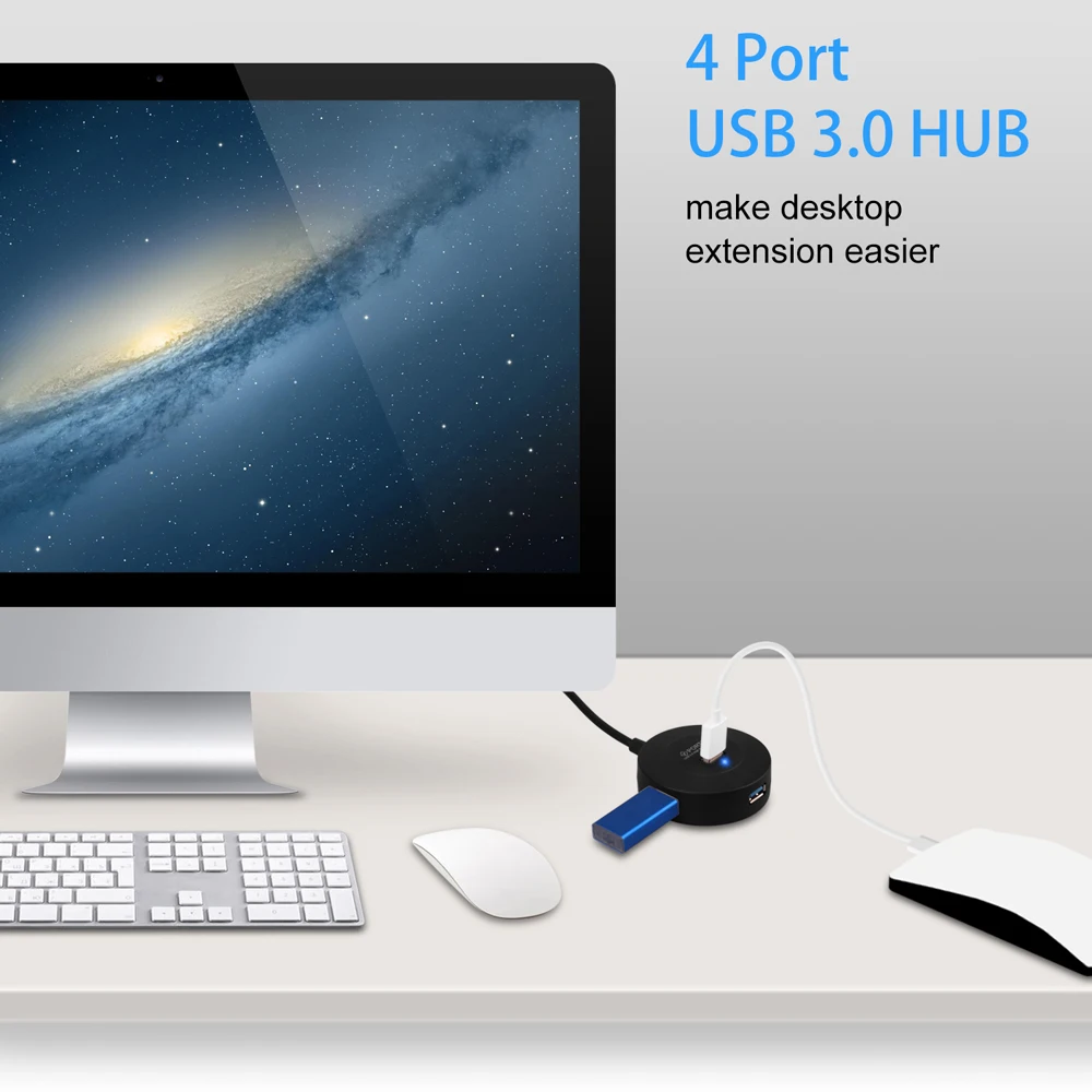 Высокая Скорость 4 Порты USB 3 0 2 0/Typc C Hub 1 USB3.0 концентратор разделитель для huawei Matebook