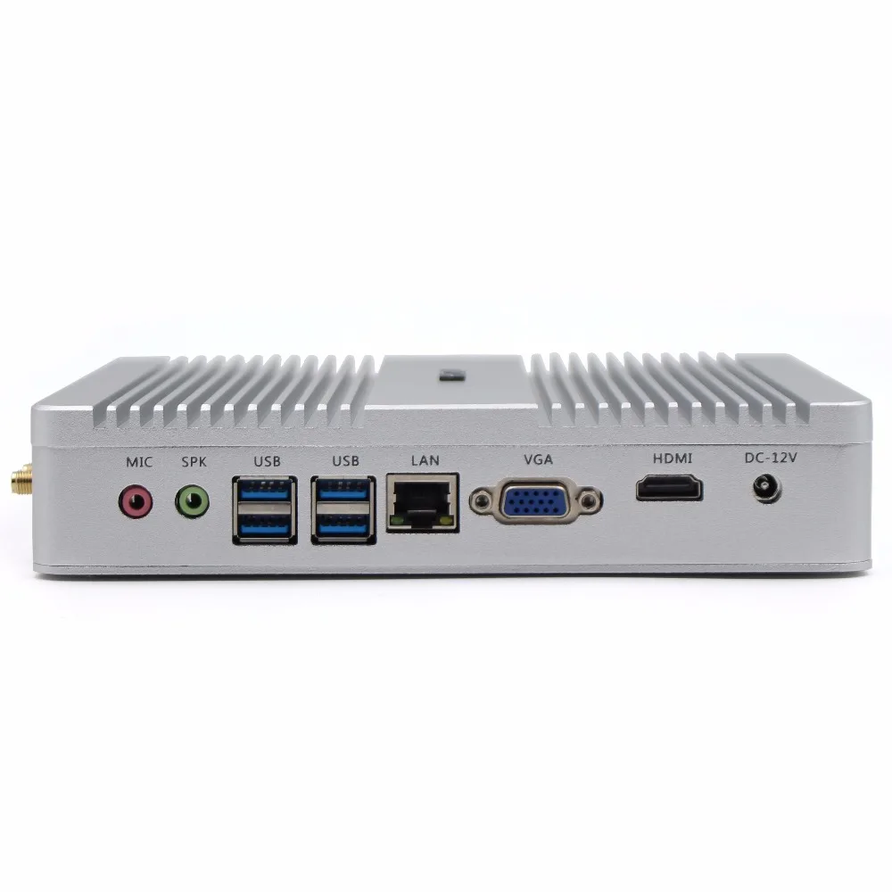 Новинка 6-го поколения безвентиляторный мини ПК Intel Dual Core i5 6260u Iris Graphics 540 DDR4-2133