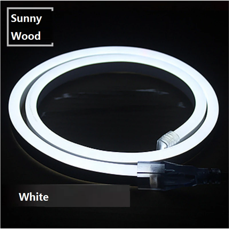 Светодиодная неоновая трубка мини неоновые гибкие 5 м/лот 2835 SMD 220 В гибкая лента