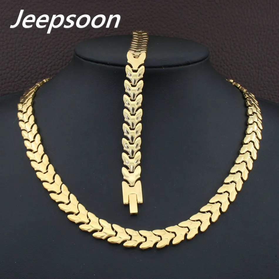 Высокое Качество Модные Ювелирные изделия цепочка из нержавеющей стали набор