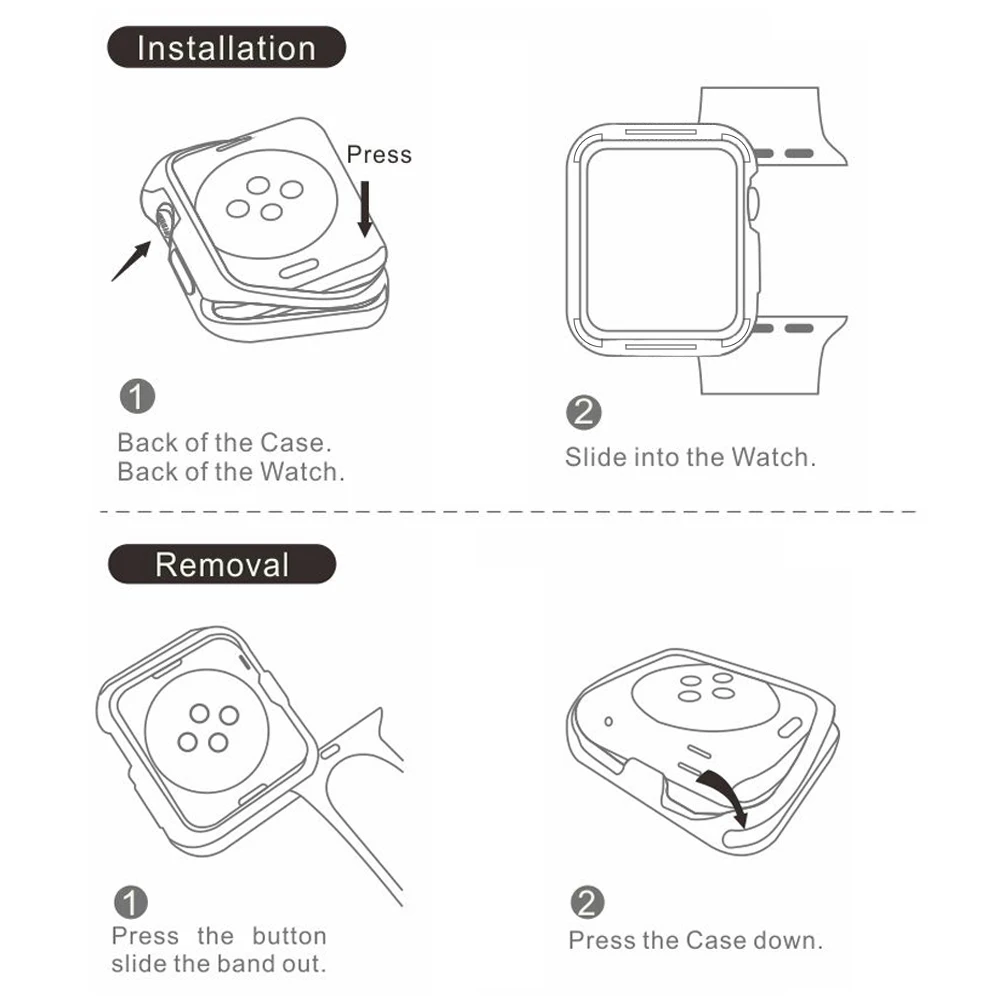 Maibosi ударопрочный и защитный чехол с силиконовым спортивным ремешком iWatch для Apple