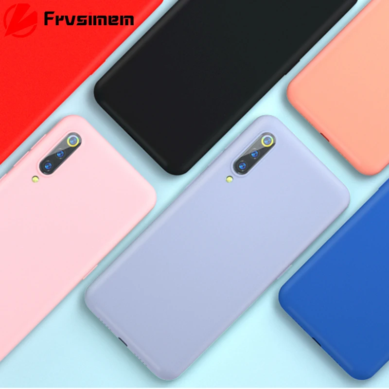 Жидкий силиконовый ТПУ мягкий чехол для XiaoMi Mi 9 8 Lite A1 A2 Mi9 Mi9SE Mi8 Mi8SE MiA1 MiA2