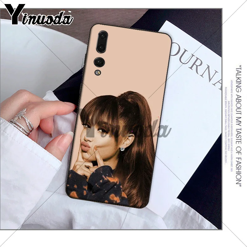 Yinuoda Cat Ar Ariana Grande мягкий чехол для телефона из ТПУ Huawei P10 plus 20 pro P20 lite mate9 10 honor view10
