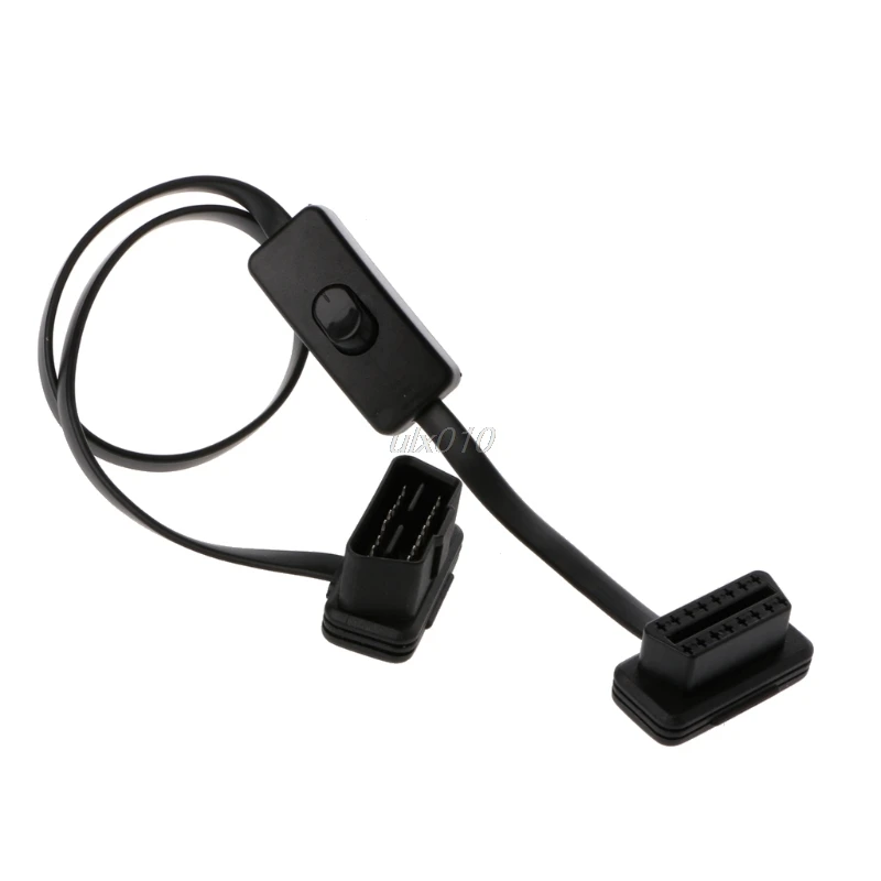 16 Pin OBD2 OBDII Авто кабель удлинитель с выключателем Тип В комплект поставки входит