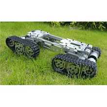 Сплав металлический бак шасси трактор гусеничный баланс Танк шасси rc Танк Крепление Грузовик робот шасси Arduino автомобиль