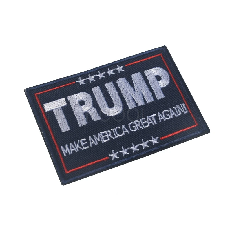 Нашивка с вышивкой нашивка эмблемой президента Дональда Трампа тактические