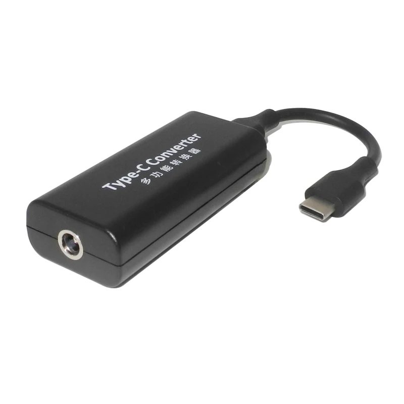 Адаптер питания постоянного тока конвертер 5 5*2 1 мм гнездо к USB Type C Jack для Lenovo Dell Hp