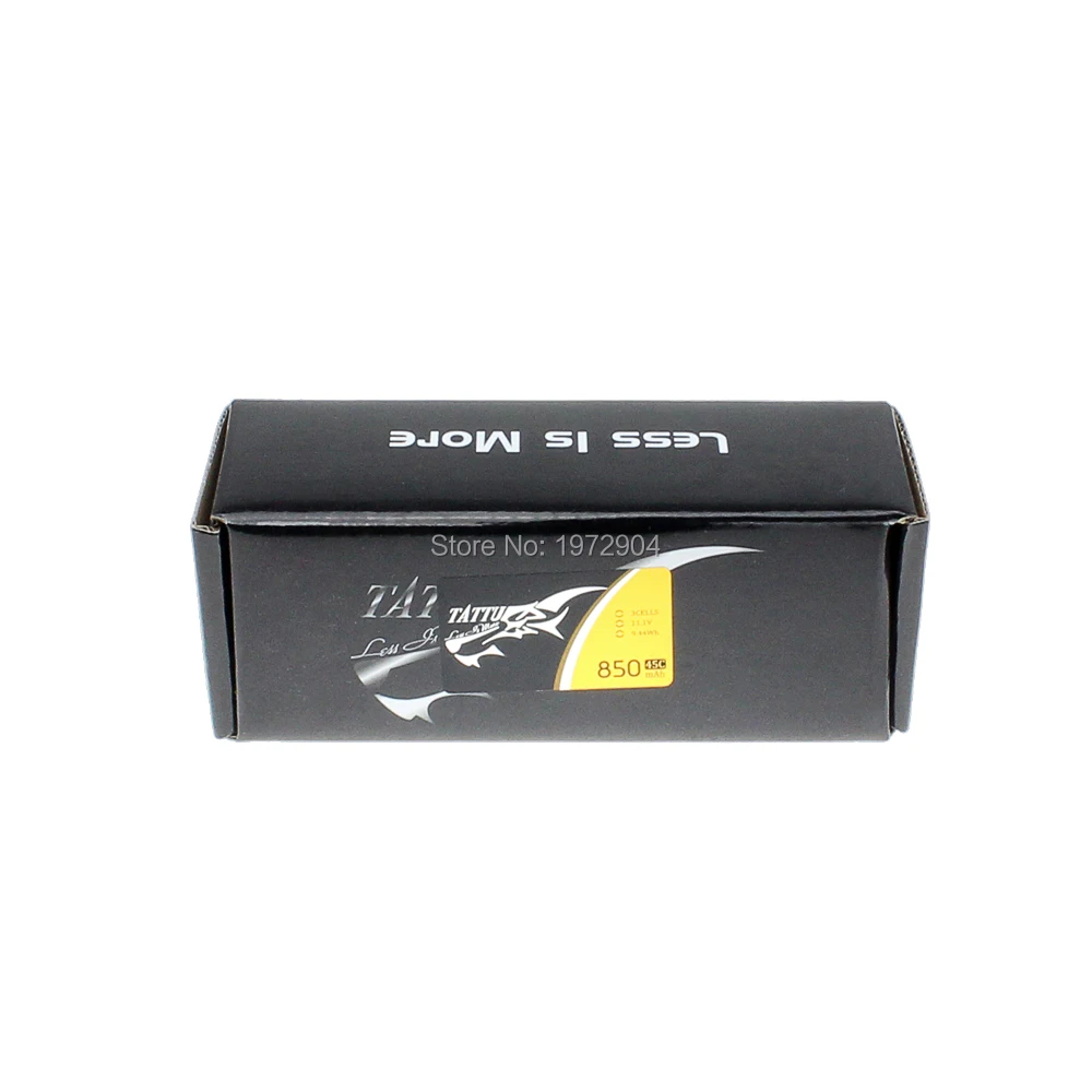 Литий-полимерный аккумулятор tattu 3S 850mAh 45C аккумулятор 11,1 V XT30 XT60 разъем FPV рама Дрон Квадрокоптер вертолет RC автомобиль