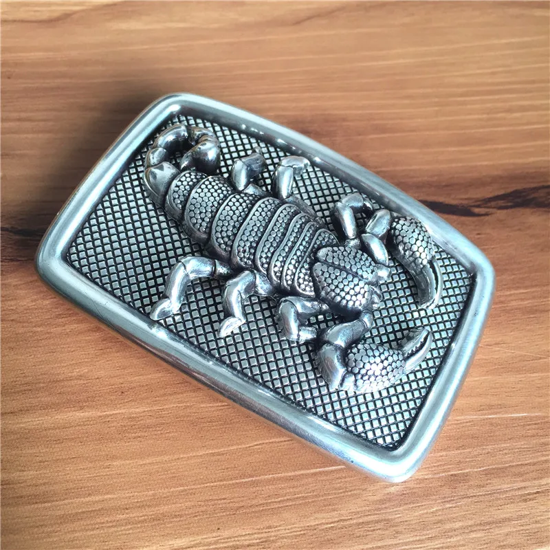 Высочайшее качество 3D Скорпион пряжки ремня сплав ковбой для кожаный ремень Для