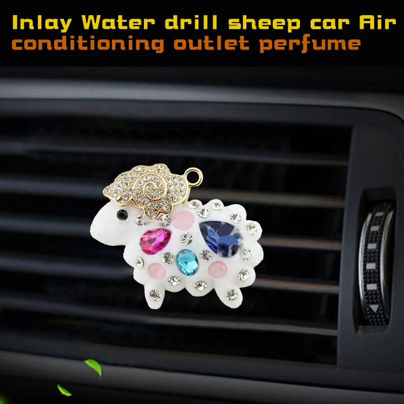 

Inlay Water drill sheep car Air conditioning outlet perfume car perfume car interior accessories car fragrance