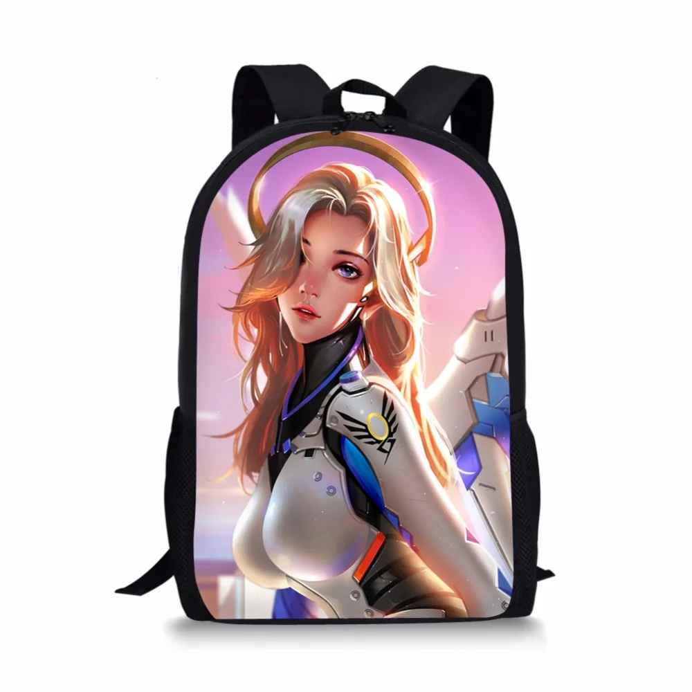 Школьные сумки рюкзаки Overwatch Game Pattern Back pack школьные для девочек и мальчиков