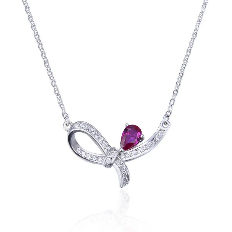 

YJBX002346 Fashion Women Accessories Fashion Small Fresh S925 Sterling Silver Jewelry Female Collarbone Chain Pendant Necklace