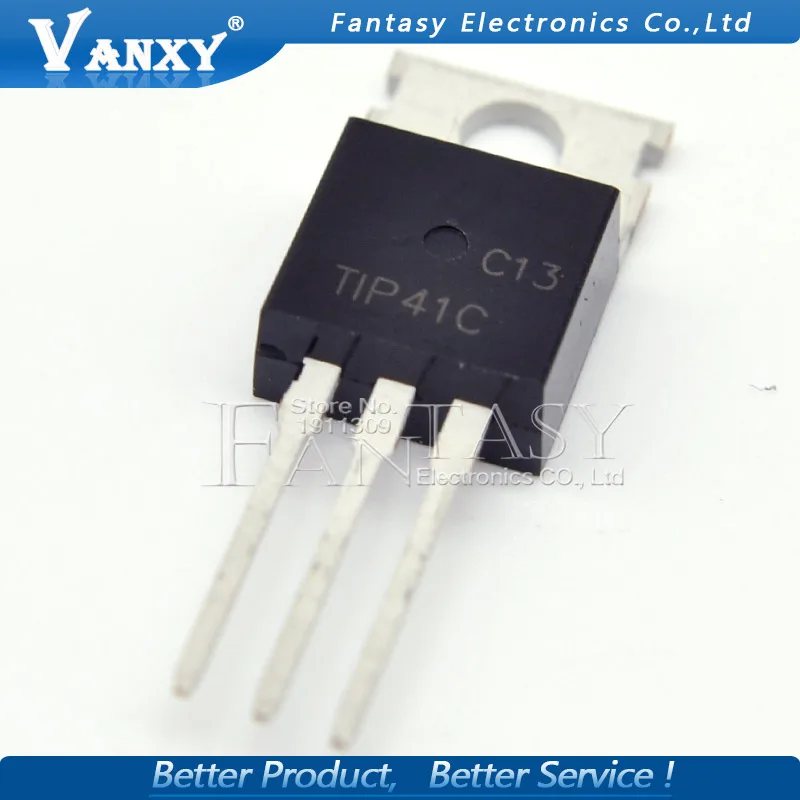 100PCS TIP41C TO220 TIP41 TO-220 new and original IC | Электронные компоненты и принадлежности