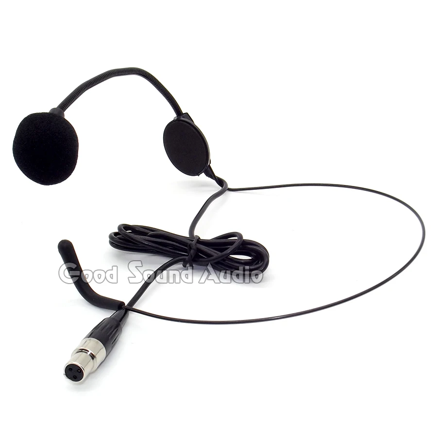 Мини XLR 3 Pin TA3F Plug Earhook головная гарнитура микрофон на голову повязка Микрофон Майк
