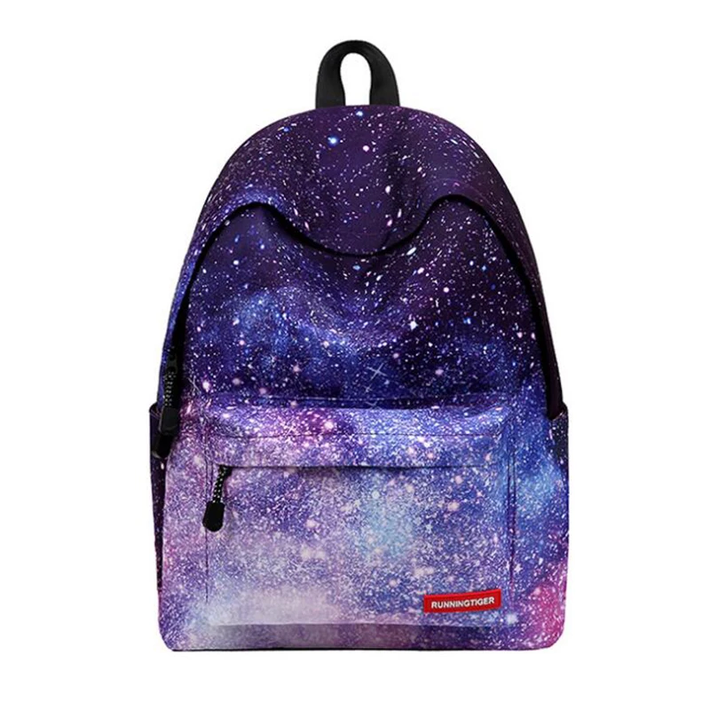 Черные школьные ранцы с принтом космоса и Галактики для девочек подростков