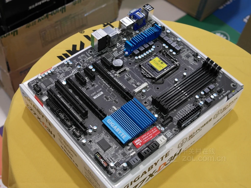 Gigabyte GA-Z77X-D3H DDR3 Motherboard USB3.0 32G Z77X-D3H Desktop SATAIII Systemboard PCI-E 3.0 Z77X LGA 1155 Z77 Used