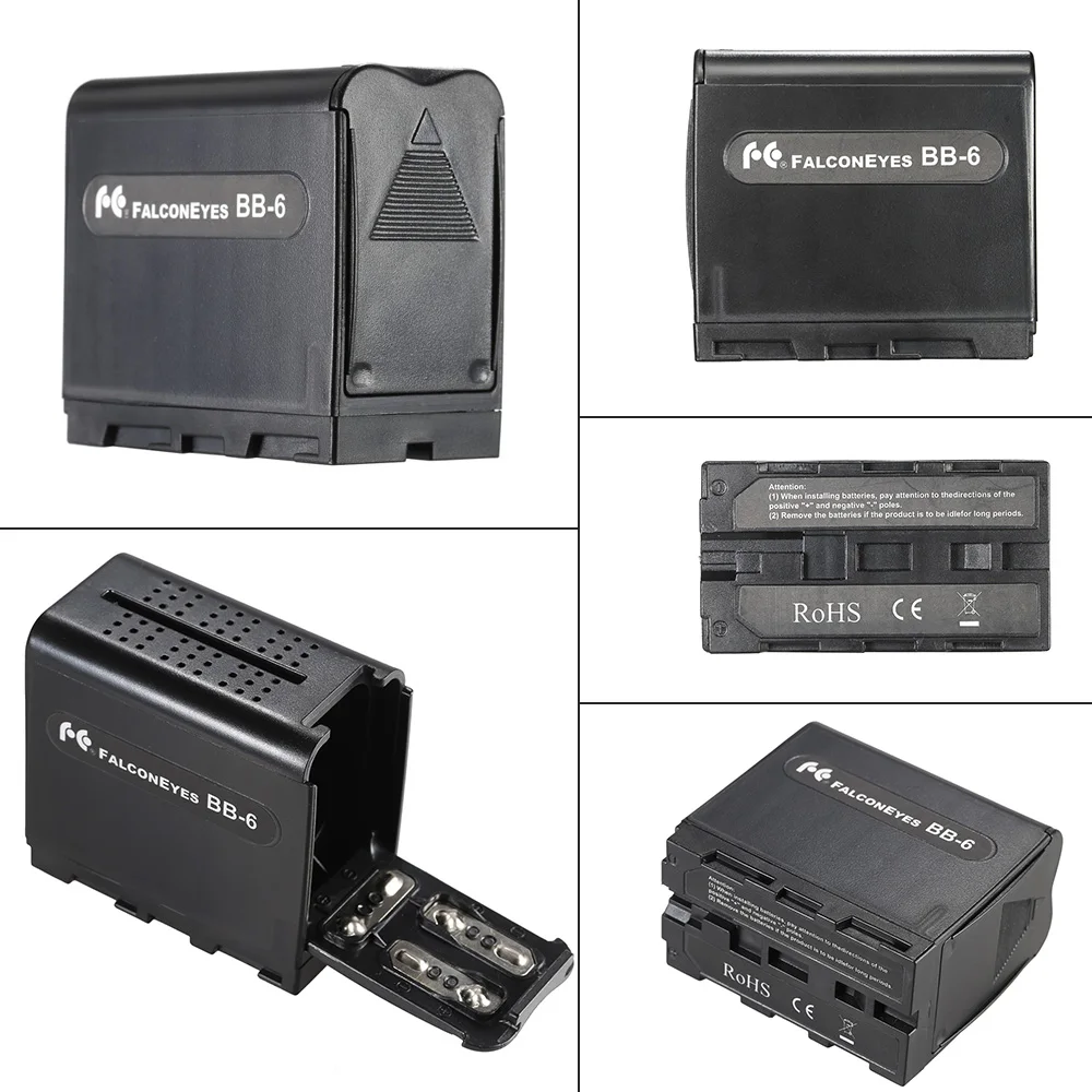 Фонарь для светодиодсветильник ели/монитора 6 шт.|np-f battery|battery aabattery case aa |