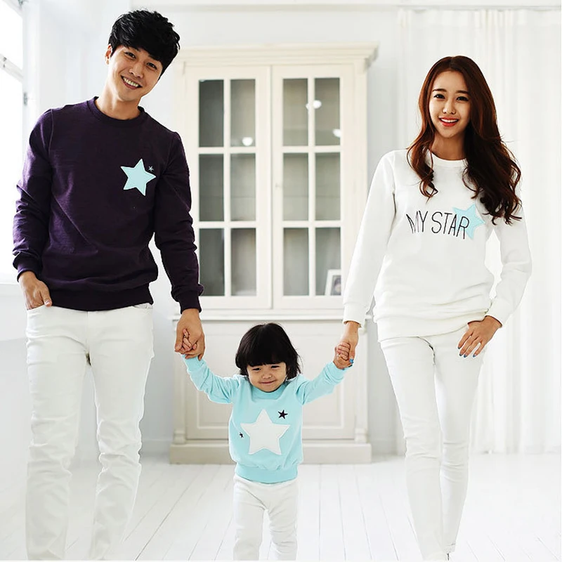Мама и я одежда мать отец для всей семьи хлопковая с длинными рукавами ищет свою
