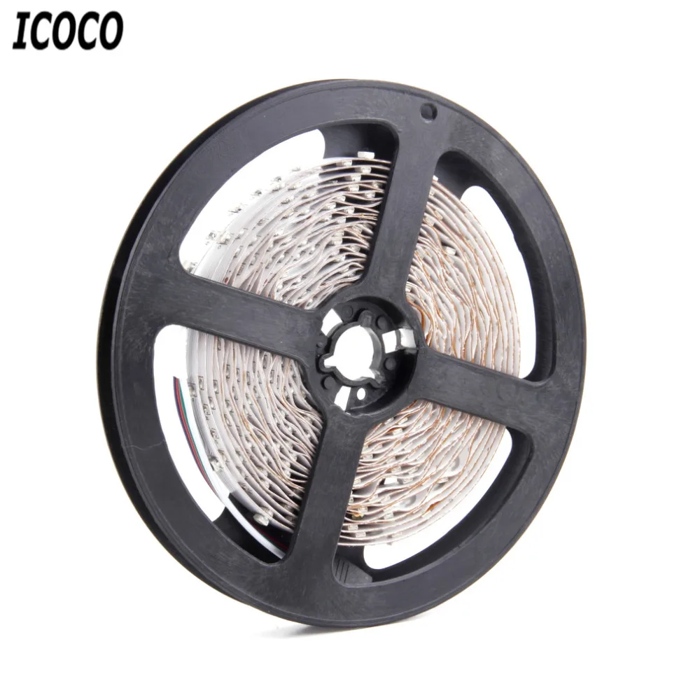 ICOCO режущая декоративная ленсветильник 5 м 16 футов 3528 SMD RGB 300 Светодиодная s лампа