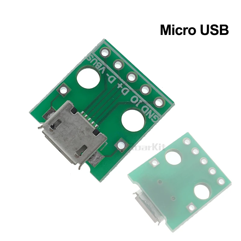 Micro MINI USB 2,0 3,0 до DIP адаптер 5pin гнездовой разъем конвертер печатной платы типа в макет USB-01 переключатель SMT материнское сиденье