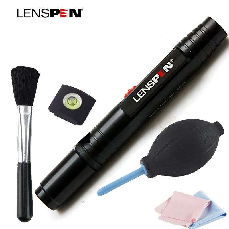 Lenspen 5 в 1 чистящая ручка Набор шт. Костюм объектив воздушный выдув чистящая ткань для объектива дух Горячий башмак щетка для объектива для камеры Лен