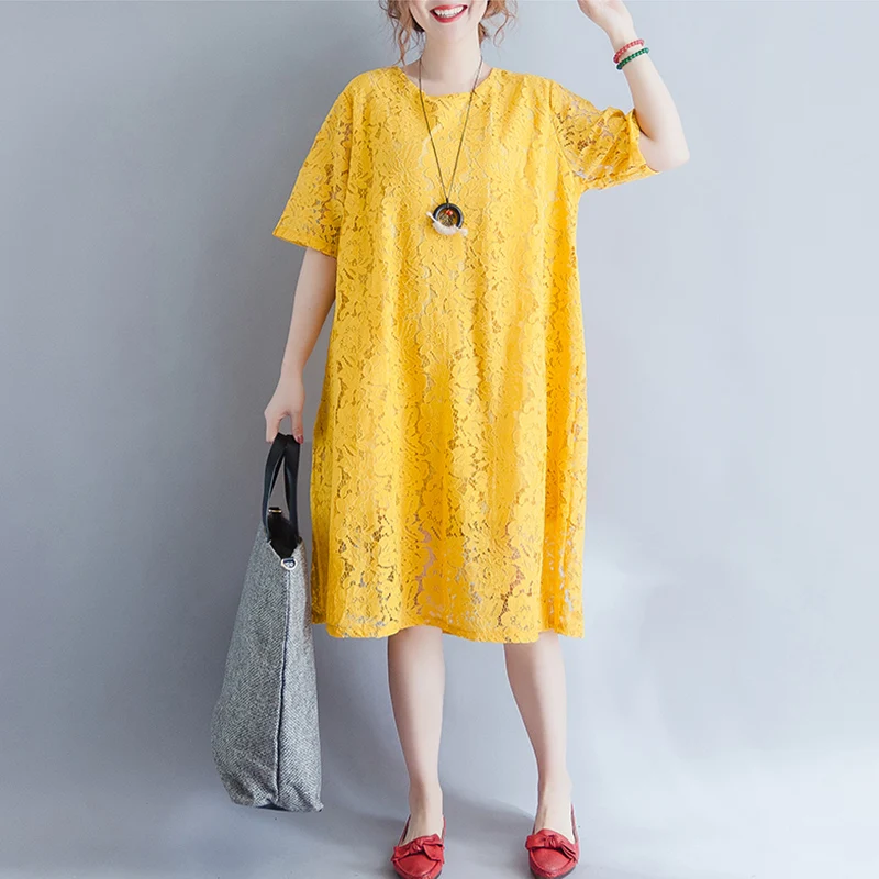 Женское элегантное черное кружевное платье 2019 летние платья длинное большого