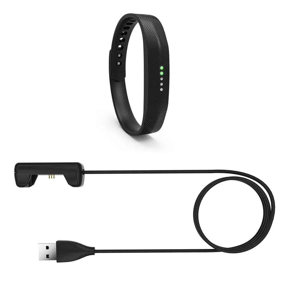 Замена USB док-станция с кабелем для зарядки адаптер для 15 см/1 м длина кабеля для Fitbit Flex 2