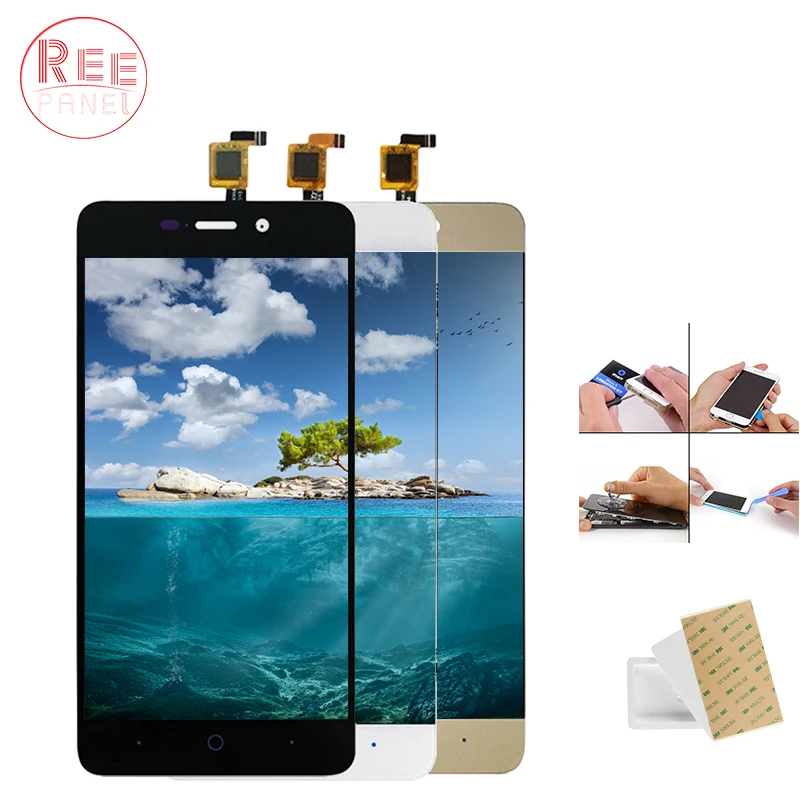 Класс AAA 5 дюймов высокий экран для zte Blade X3 D2 T620 A452 ЖК дисплей объектив сенсорный