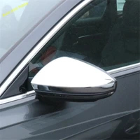 lapetus side door rearview mirror protector cap cover trim fit for audi a6 c8 2019 2020 2021 abs chrome carbon fiber look