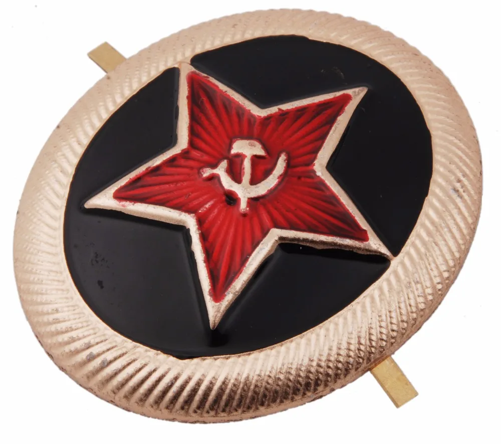 Металлический значок русской военной шляпы советского флота СССР| |