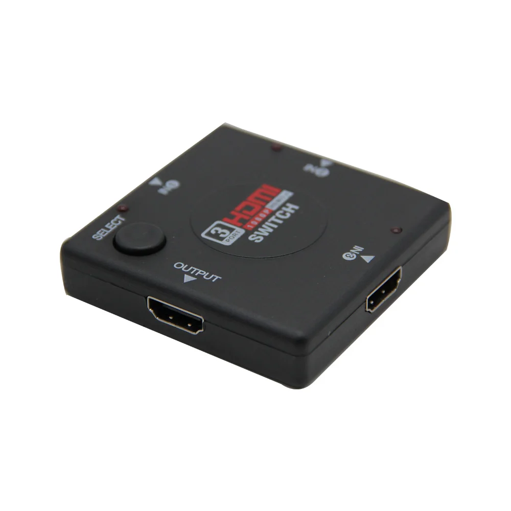 Мини коммутатор с 3 портами HDMI совместимый сплиттер 1080P входа 1 выход