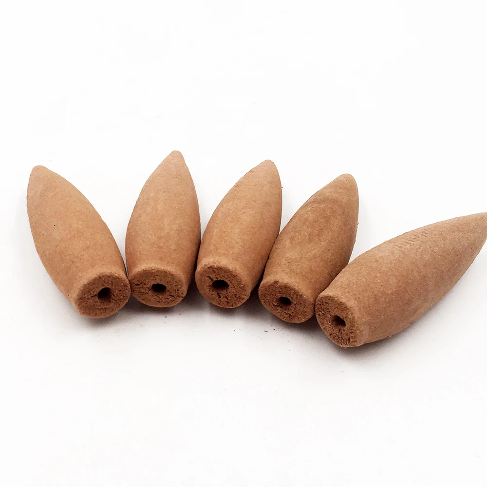 

Big Backflow Incense Natural Indian Incense Burn for 30min Incense Smoke Sandalwood Lavender Jasmine Rose Tibetan Thailande C