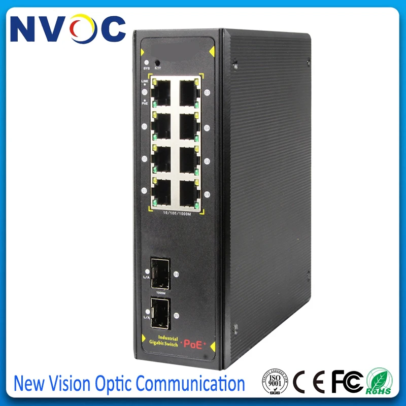 Dahua DH-PFS3110-8P-96 8 портов PoE коммутатор неуправляемый порт поддержки IEEE802.3af IEEE802.3at