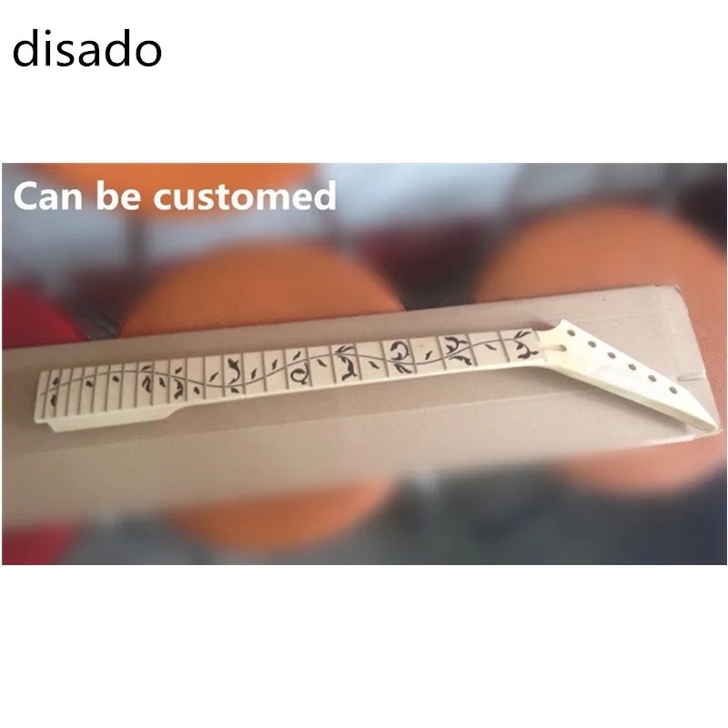 Disado 24 лада черное дерево жизни клен электрогитара шеи гриф аксессуары для гитары