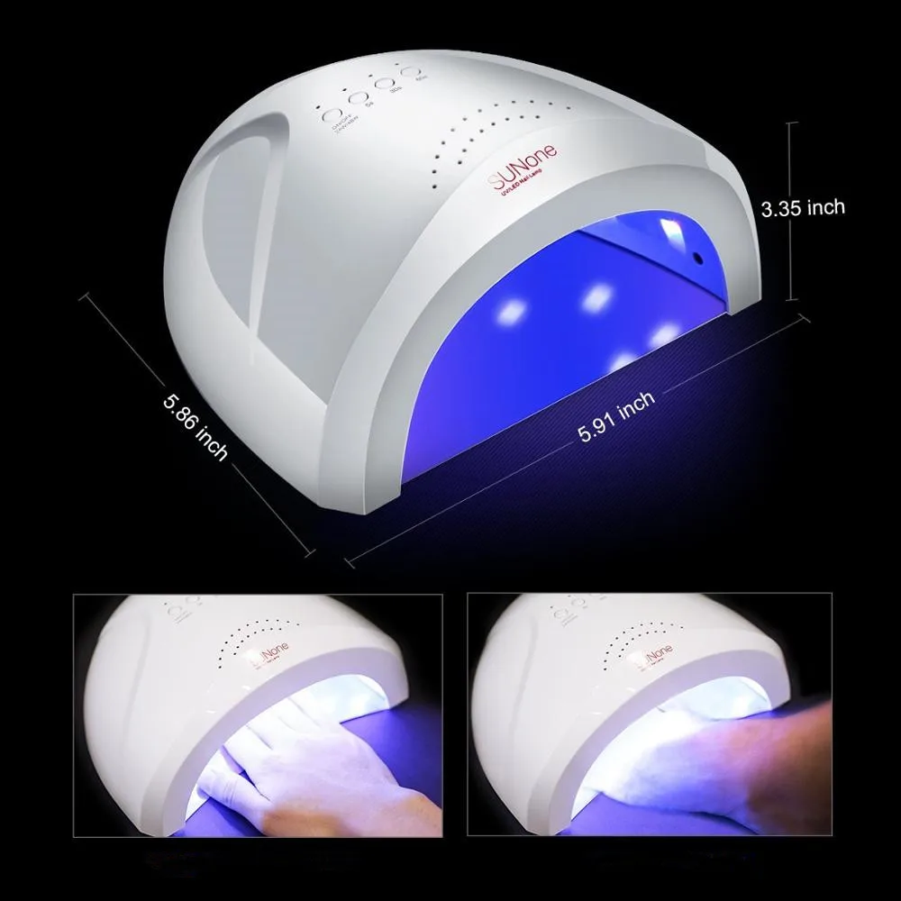 Из России) UVLED лампа для ногтей Sunone сушилка для ногтей 24 Вт/48 Вт уф лампа Для UV LED гель Лак Для Ногтей Машина Отверждения Nail Art Инструменты С Инфракрасным датчик