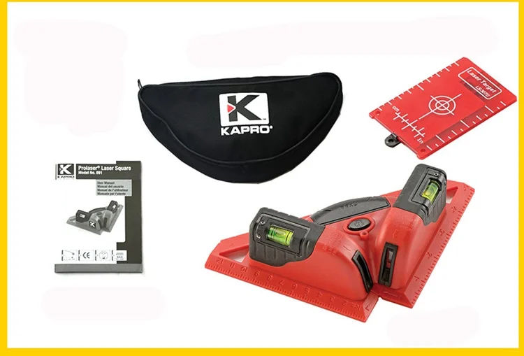 Лазерный уровень capro лазерный угловой измеритель инструмент для линейной резки 90