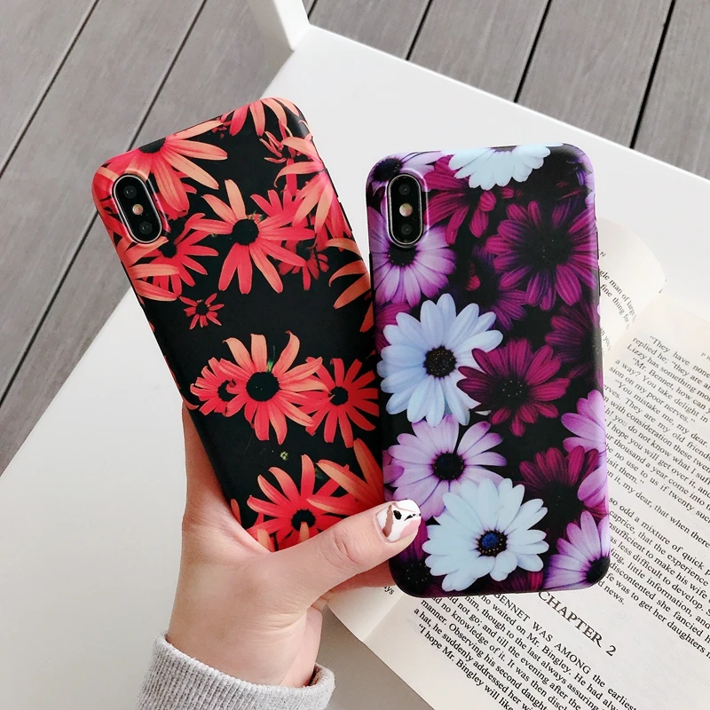 Модный чехол для iPhone X XR XS Max 6 6s 7 8 Plus мягкий из ТПУ IMD летние Чехлы в стиле ретро |