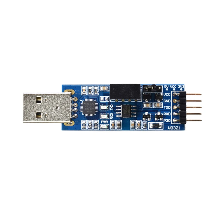 Чип CP2102 с USB на TTL для последовательного UART модуля напряжения изоляции сигнала 5 В/3