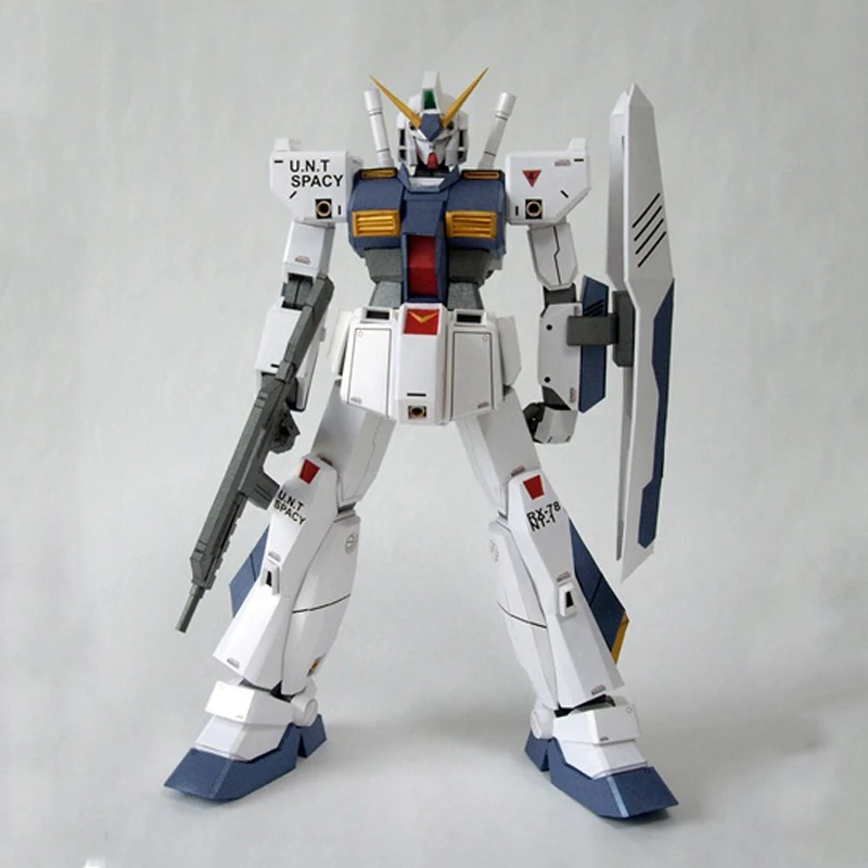 KPS новый мобильный костюм RX 78_NT 1 GUNDAM бумажная модель DIY свободная линия Cut Free