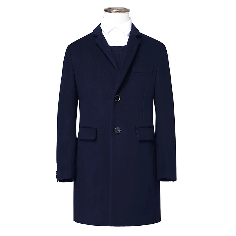 Мужское длинное шерстяное пальто Beckham тонкая ветровка на заказ|wool slim coat|male long coatwool