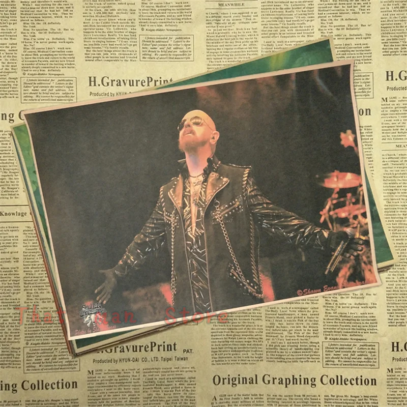 Judas Priest винтажный постер крафт ретро рок старый постер пост Панк Группа живопись Ретро плакат 42*30 см