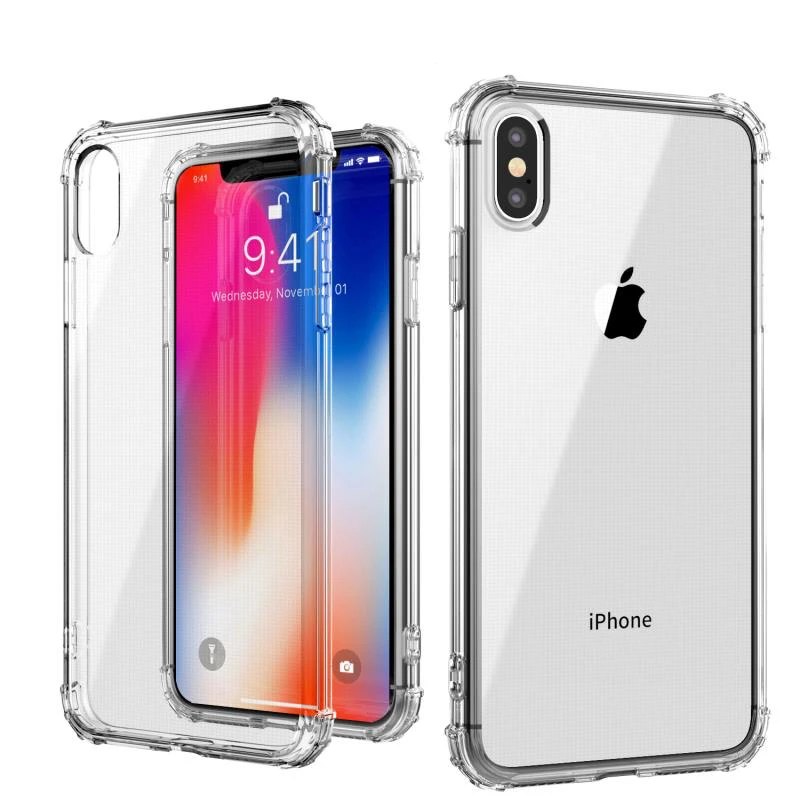 Силиконовый чехол для iphone 5 5S 6 6S Plus 7 8 плюс принципиально hoesje противоударный