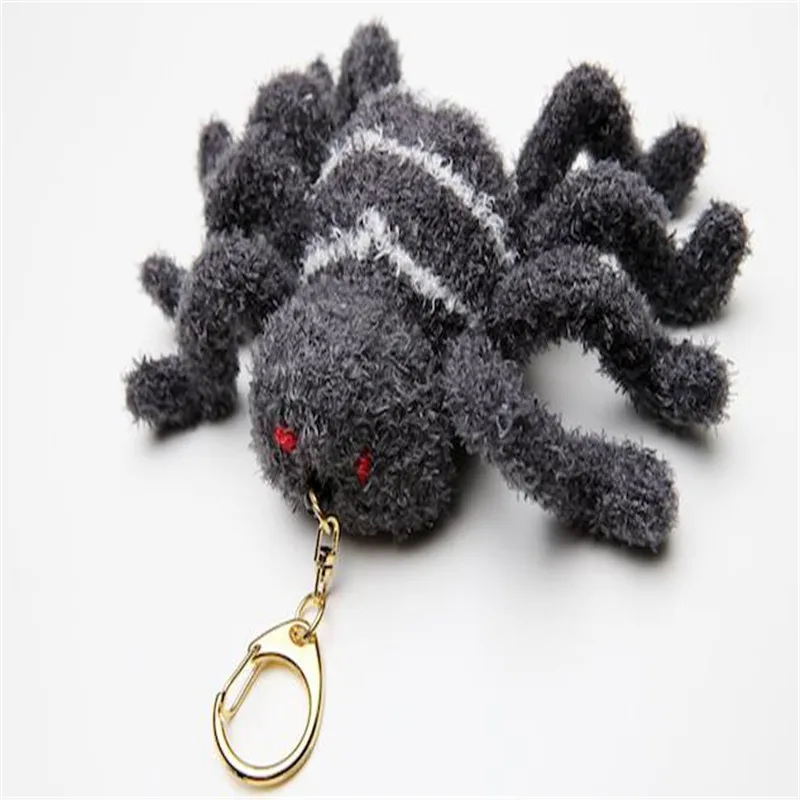 Creative Cartoon Spider Keychain Plush Personality plush toys keychain ladies car bag Christmas birthday gift | Игрушки и хобби