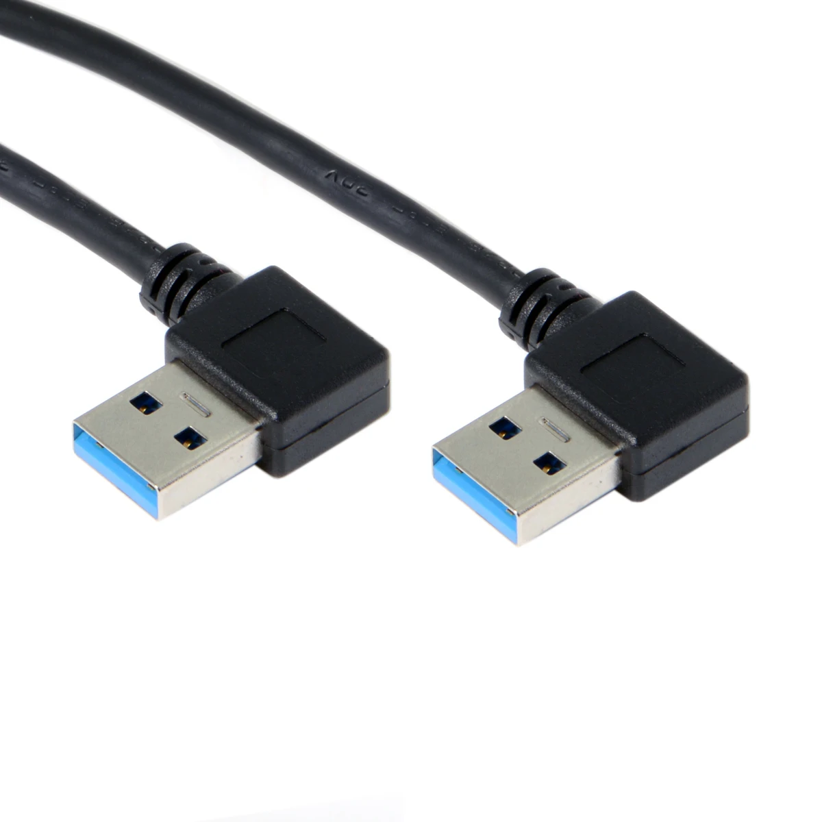 

CYDZ CY USB 3.0 Type-A 90 Degree Right Angled to Right Angled Data Cable for Hard Disk Computer