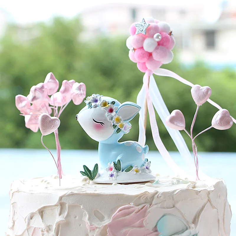 Новый прекрасный Топпер для торта С Днем Рождения шары звезда Торт украшение