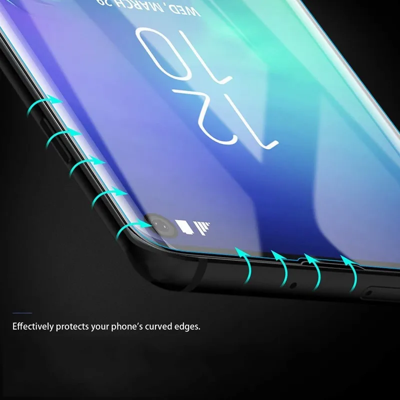 Acespower Новое поступление из закаленного стекла для SAMSUNG NOTE 10 Pro 10pro УФ сенсорный экран протектор жидкий клей нано оптика передние пленки