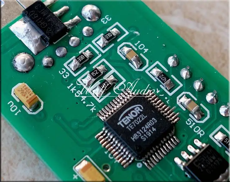 Сборка SA9023 + ES9023 HiFi аудио ЦАП звуковая карта/декодер плата Поддержка 96K 24BIT|audio dac|dac