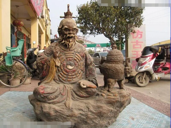 

Песня voge gem S0084 Китая в народном стиле фарфор Wucai "Тай Shang Лао Jun Господа Лао-цзы" даосские статуя Будды