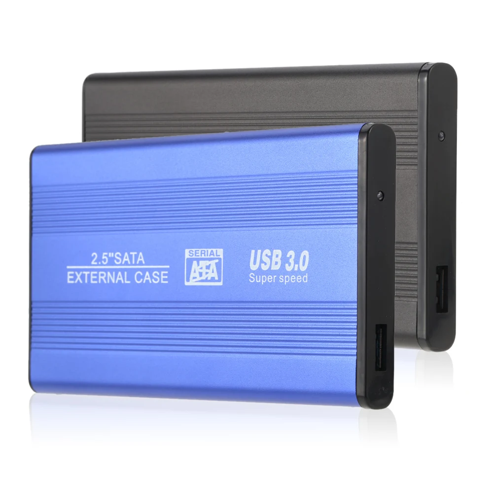 Superspeed USB 3 0 HDD SSD SATA внешний алюминиевый корпус для жесткого диска 2 5 &quot Чехол